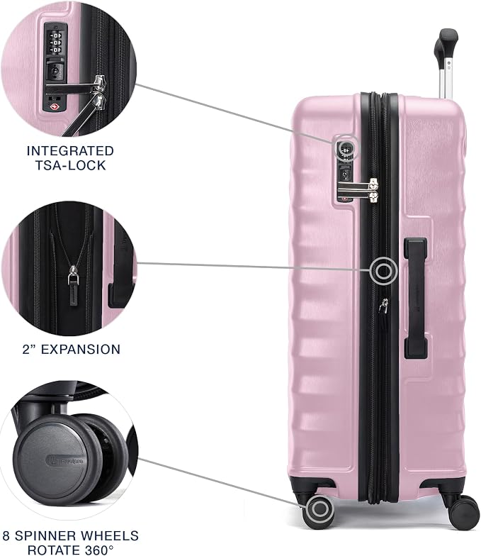Travelpro Maxlite Air V2 Hardside Expandable Checked Luggage, 8 Spinner Wheels - Image 3