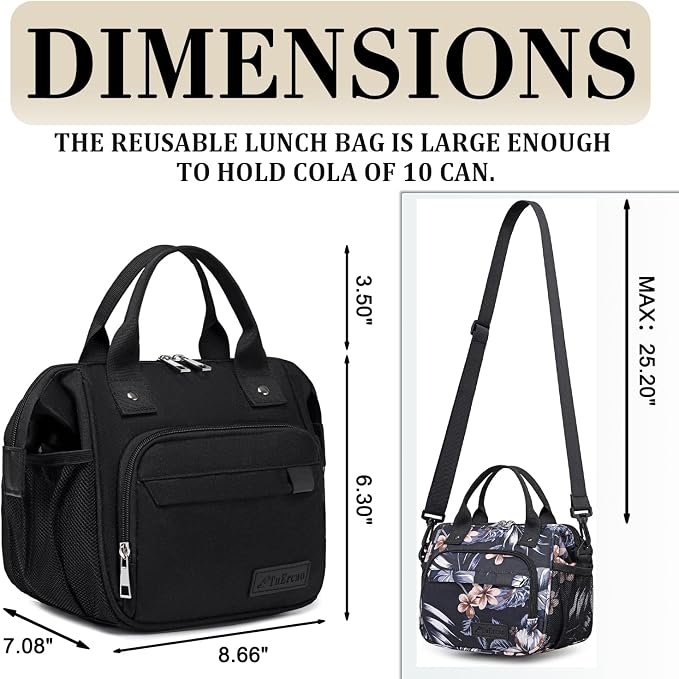 Small Lunch Bag Lightweight Insulated Lunch Box - Image 2