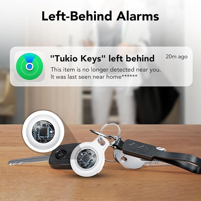 2025 New Air Tracker Tags-3 Pack, Replaceable Battery, Key Finder and Item - Image 5