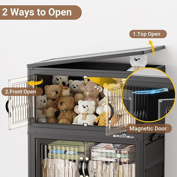 BROVIEW 180Qt Stackable Storage Bins - Image 3
