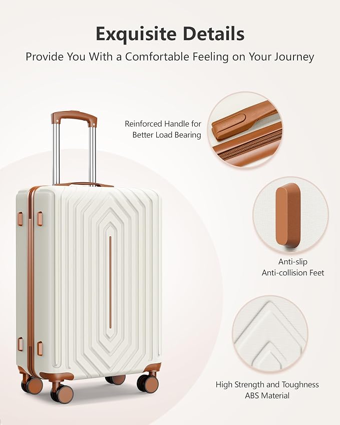 28 inch Luggage Hardside and Lightweight Suitcase - Image 3