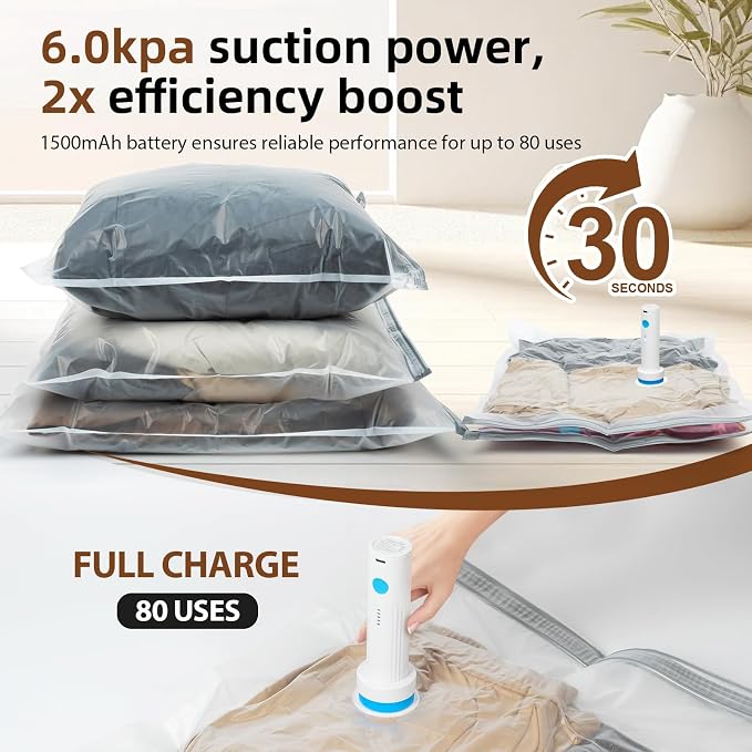 20 Pack Vacuum Storage Bags, Space Saver Bags - Image 3