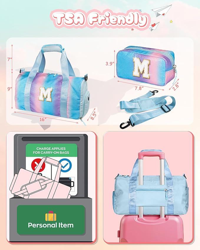 Girls Day Gifts for Kids-Girl Gym Bag - Image 3