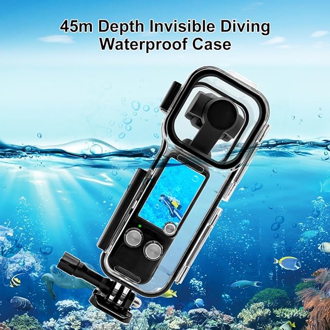 PULUZ 45M/147FT Diving Case for DJI Osmo Pocket 3 Underwater Waterproof Case - Image 4