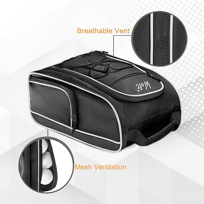 Wolt |Golf Shoe Bag for Travel- Zippered Shoes Carrier Bags - Image 5