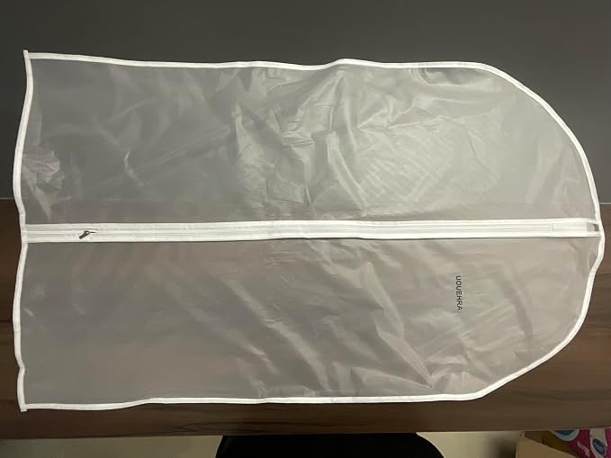Garment Bags for Hanging Clothes 24''X48'' Suit Bags for Closet Storage Plastic - Image 9