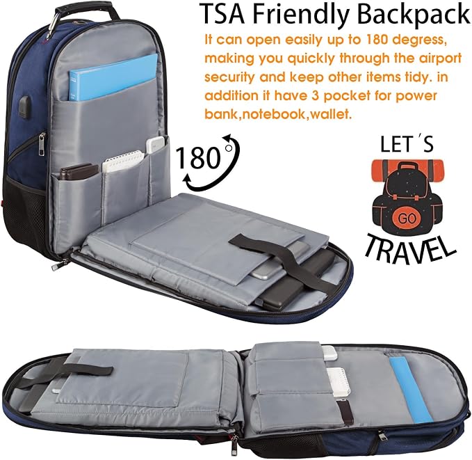 LTINVECK Extra Large 50L Travel Laptop Backpack, Computer bag Backbag - Image 2