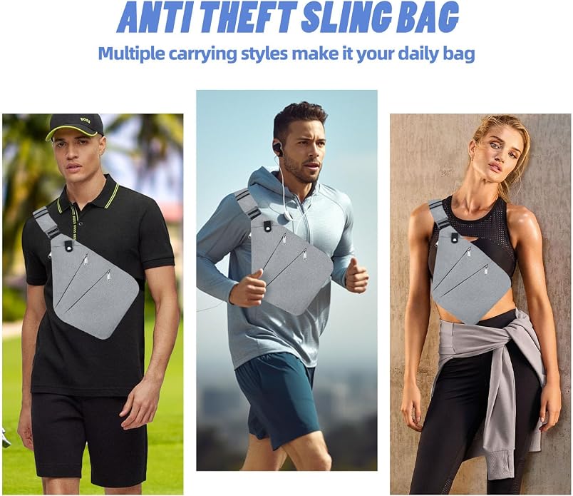 Anti Theft Crossbody Bag, Anti Theft Travel Bag - Image 6