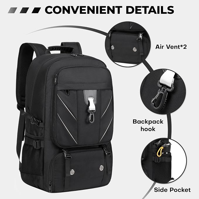 18.4 Inch Large Travel Backpack - Image 4