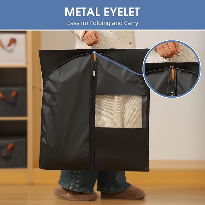 Suit Bags for Closet Storage, Suit Garment Bag, Shirts（5 Packs） - Image 3