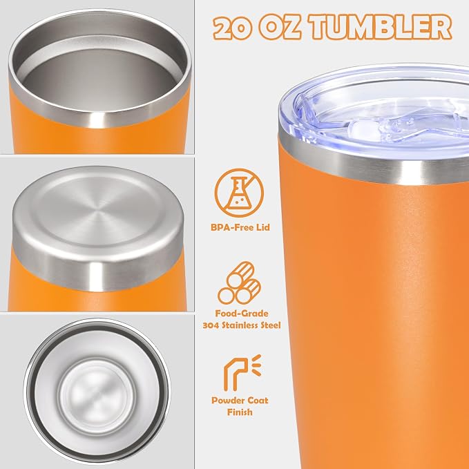 20oz Tumbler Stainless Steel Tumbler Cup - Image 3