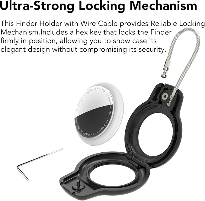 for AirTag Holder Case with Keychain, Air Tags-2 Pack - Image 2