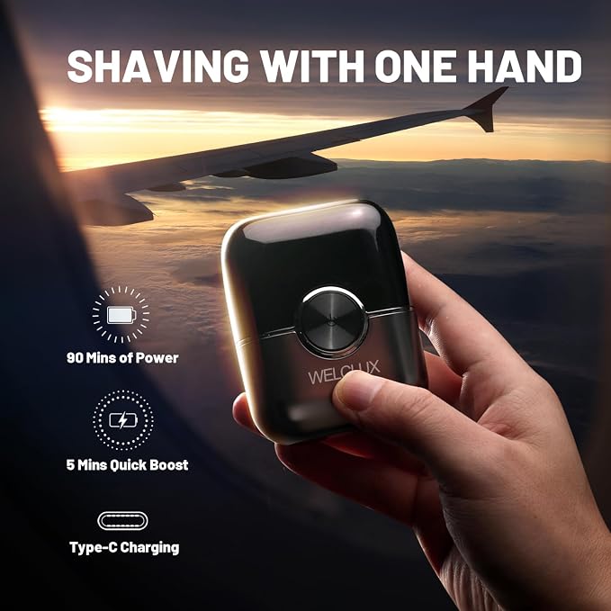 Electric Foil Shavers for Men: Upgraded Mini Electric Razor for Beard - Image 7