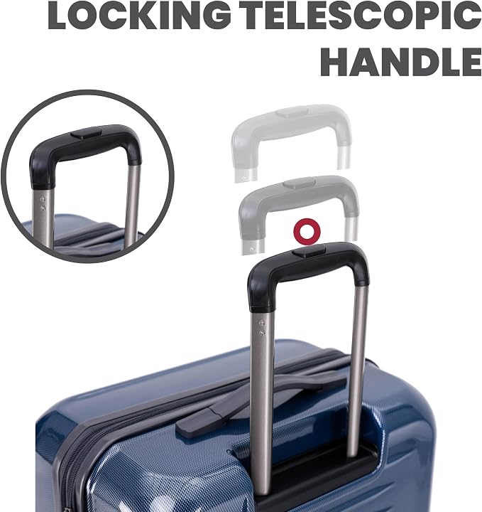 Spyder Rails 29 Inch Expandable Hardside Upright Suitcase - Image 7