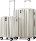 Hanke Expandable Hard Shell Luggage Sets 2 piece Carry On Luggage by Hanke
