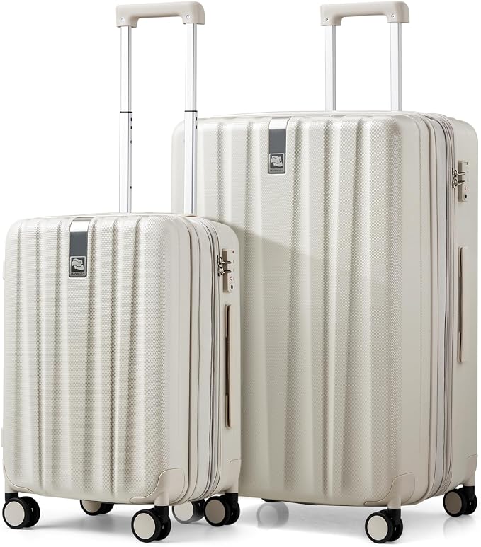 Hanke Expandable Hard Shell Luggage Sets 2 piece Carry On Luggage by Hanke