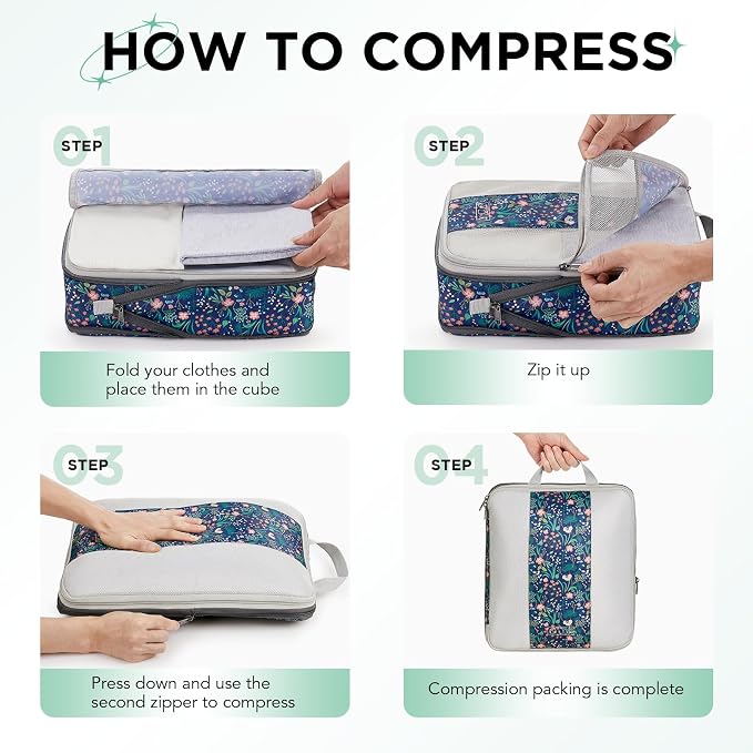 2 Set Compression Packing Cubes - Image 3