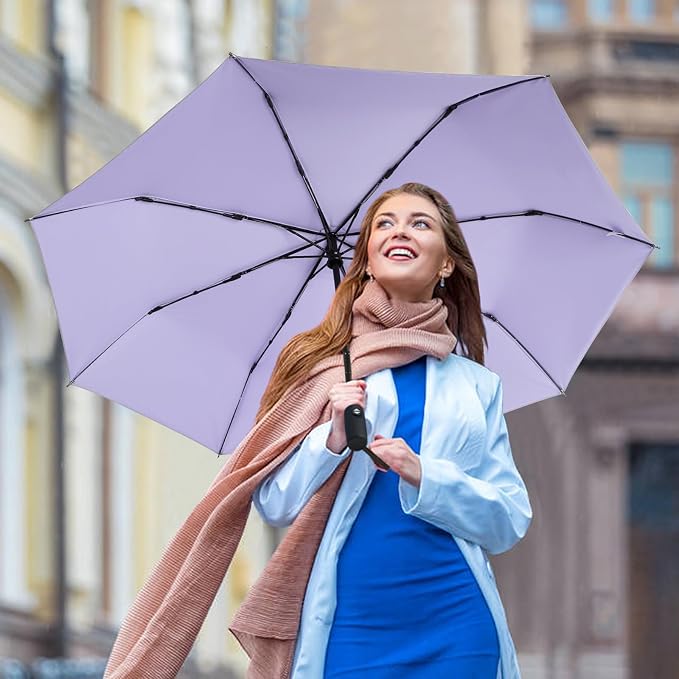 G4Free UPF 50+ UV Protection Large Travel Umbrella 42/46 Inch Auto Open Close - Image 7