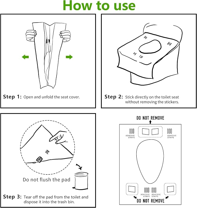 TenFans Toilet Seat Covers Disposable - Image 6