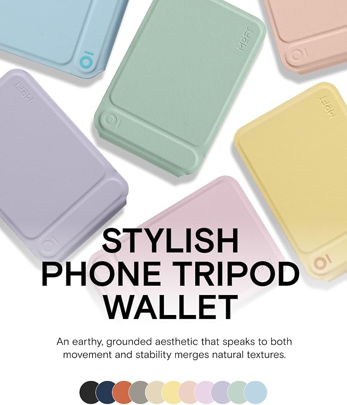 MOFT Phone Tripod Wallet for iPhone, Mulit-Angles, Lightweight & Portable Phone - Image 7