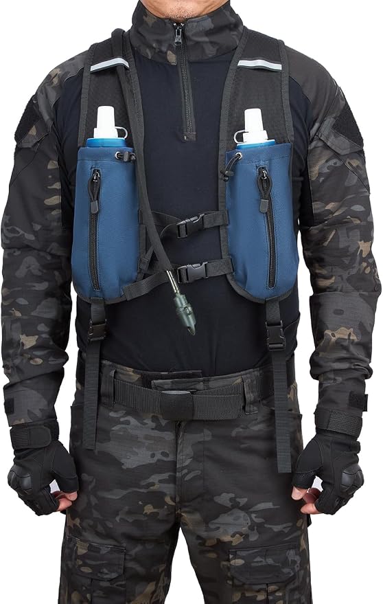 ATBP Running Hydration Vest Pack Thermal Insulation 3L TPU Water Bladder - Image 6