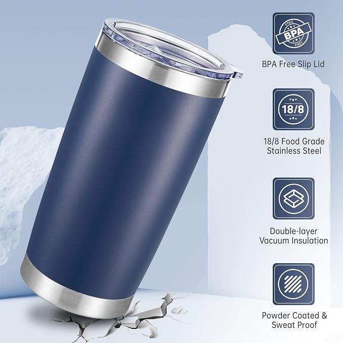 20 oz Tumbler Stainless Steel Tumblers - Image 3