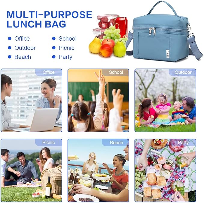 NOL Natural Organic Lifestyle Small Insulated Lunch Bags - Image 6