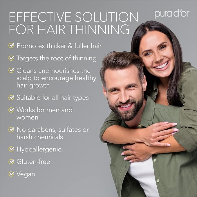 PURA D'OR Anti-Thinning Biotin Shampoo & Deep Moisturizing Conditioner Original - Image 6
