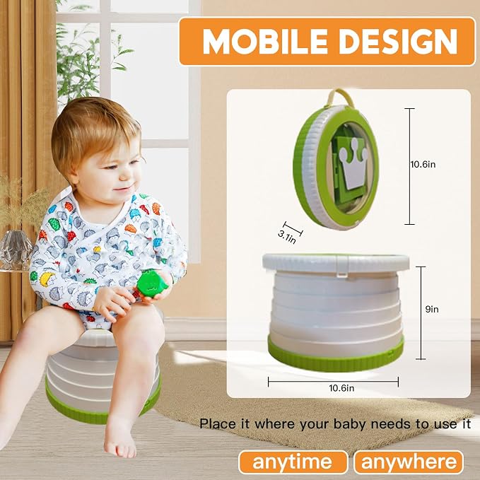 SunnySmile Portable Toilet for Kids, Portable Potty Seat for Toddler Travel - Image 6