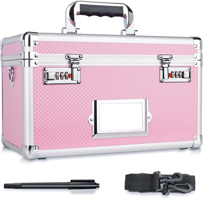 13.4 x 8 x 8.7 Inch Lockable Storage Box by LOCKCURX