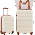 Merax Luggage Sets Carry on Suitcase Airline Approved, Hard Case Expandable by Merax