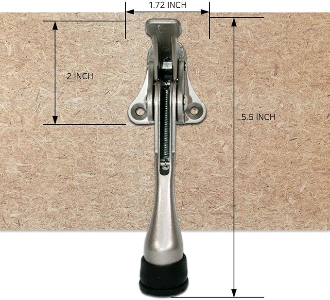 One Touch Kickdown Door Stopper, Door Holder, Heavy Duty Door Stops, Bottom of - Image 6