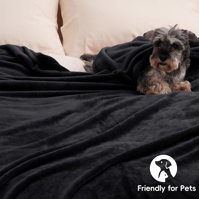 PHF Ultra Soft Fleece Throw Blanket, No Shed No Pilling Luxury Plush Cozy - Image 5