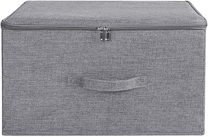 ANMINY Storage Bins with Zipper Lids 51.9 Qt Lidded Fabric Storage Boxes - Image 2