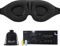 MZOO Sleep Eye Mask for Side Sleeper Men Women, Zero Eye Pressure 3D Sleeping by MZOO