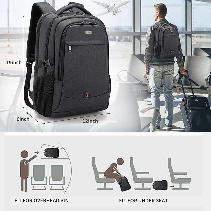 DUSLANG 17 Inch Laptop Backpack - Image 8
