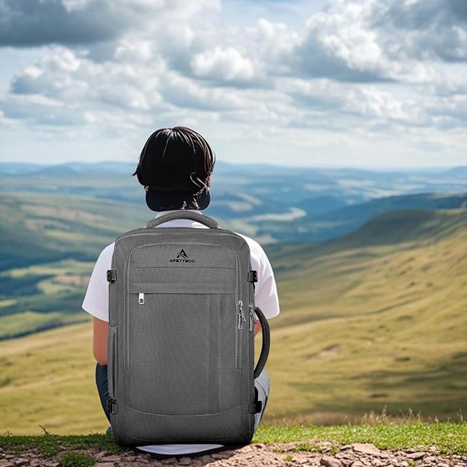 60L Travel Laptop Backpack for Men, Extra Large Backpack, Big Capacity Carry On - Image 8
