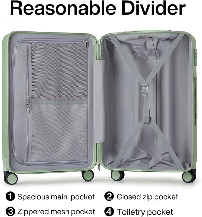 Hanke Luggage Sets 2 piece Carry On Luggage - Image 6