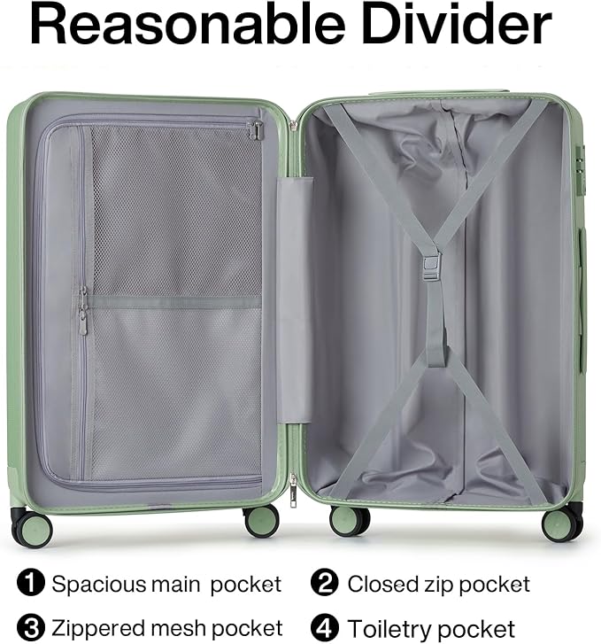 Hanke 24 Inch Luggage Suitcases - Image 5