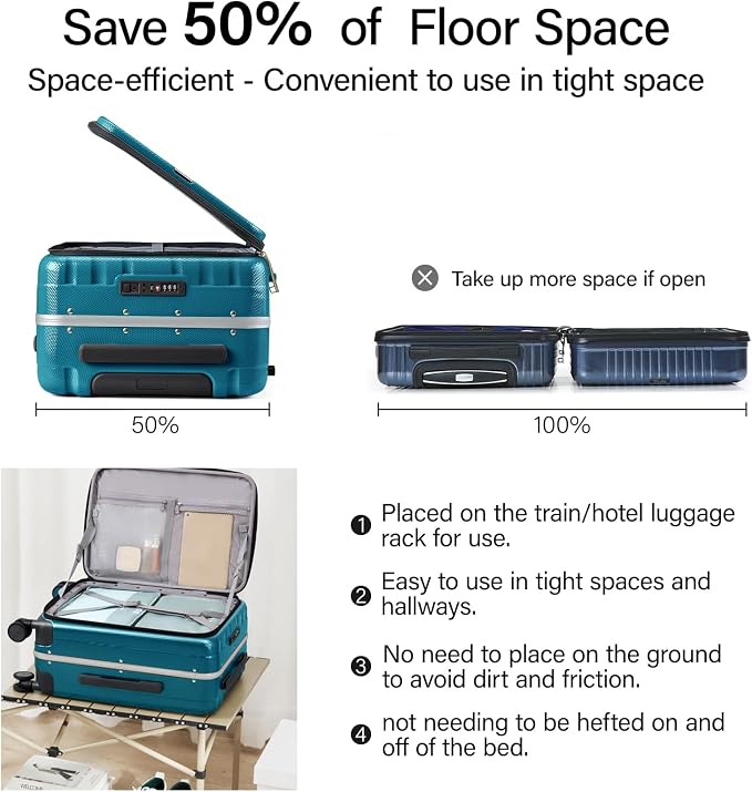 Hanke 20 Inch Carry On Luggage - Image 5