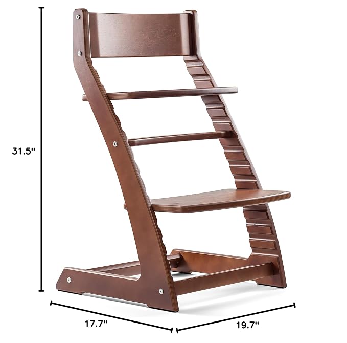FORNEL Scandinavian Wooden High Chair | The Adjustable Grow-with-Me Chair - Image 10