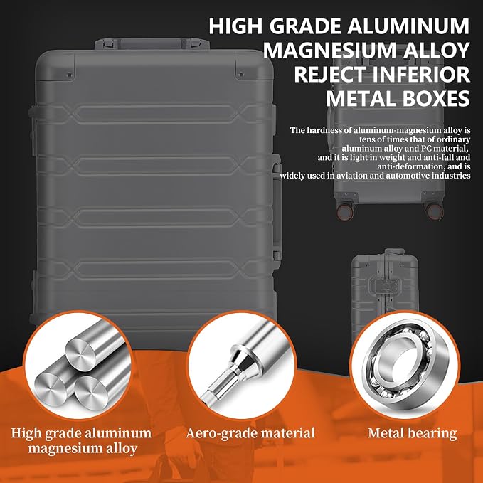 WEICHEN All Aluminum Magnesium 29 Inch Large Luggage - Image 4