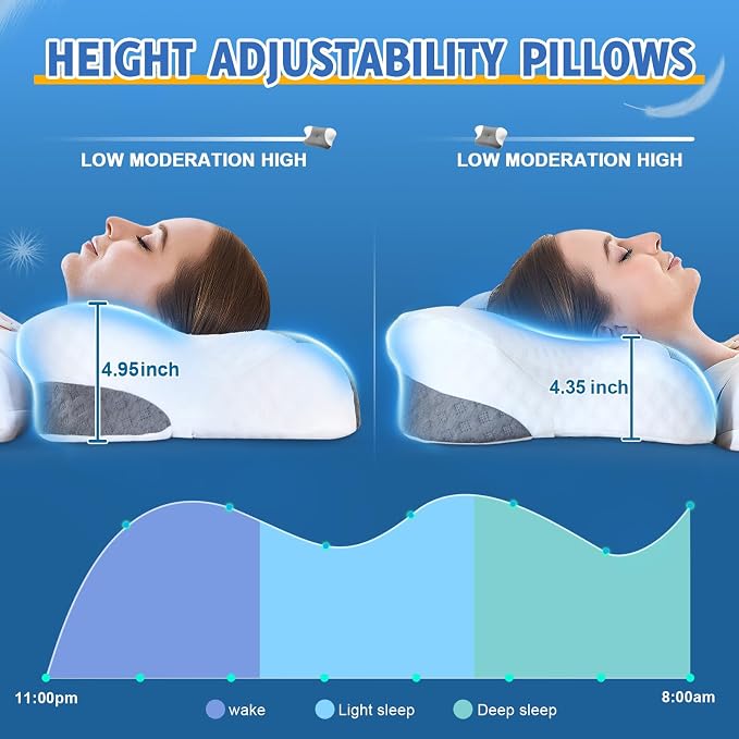 Cervical Neck Pillows for Side Sleeper - Image 5