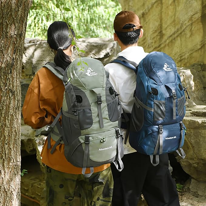 Bseash 50L Hiking Backpack, Water Resistant Lightweight Outdoor Sport Daypack - Image 4