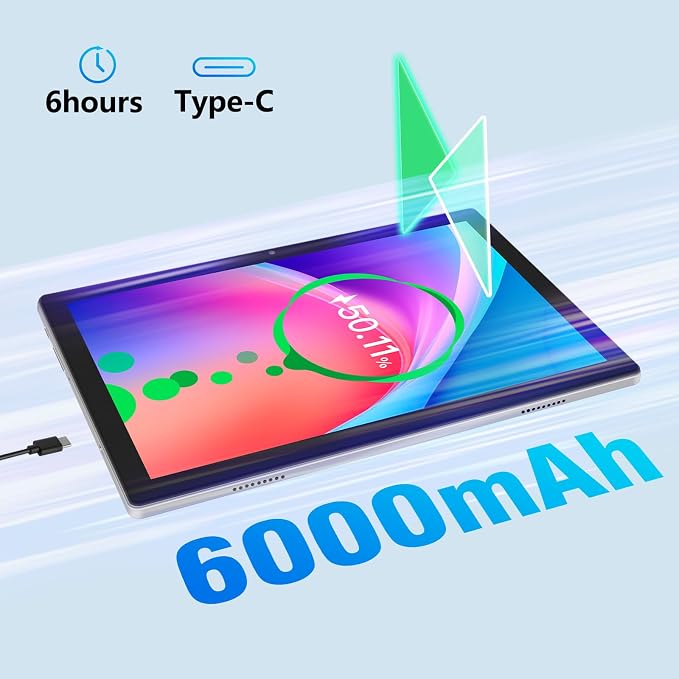 Tablet, Android 14 Tablet with 12GB RAM 128GB ROM, Octa-Core Processor Tablets - Image 6