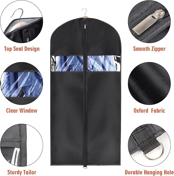 Univivi Lightweight Garment Bag Suit Bag - Image 3