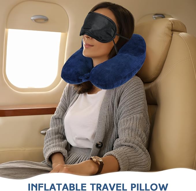 Sintuff 2 Pack Inflatable Travel Pillow - Image 5