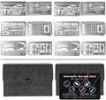 PSKOOK 12 Pcs Survival Multitool Card Emergency Camping Tool EDC Kit in Your by PSKOOK