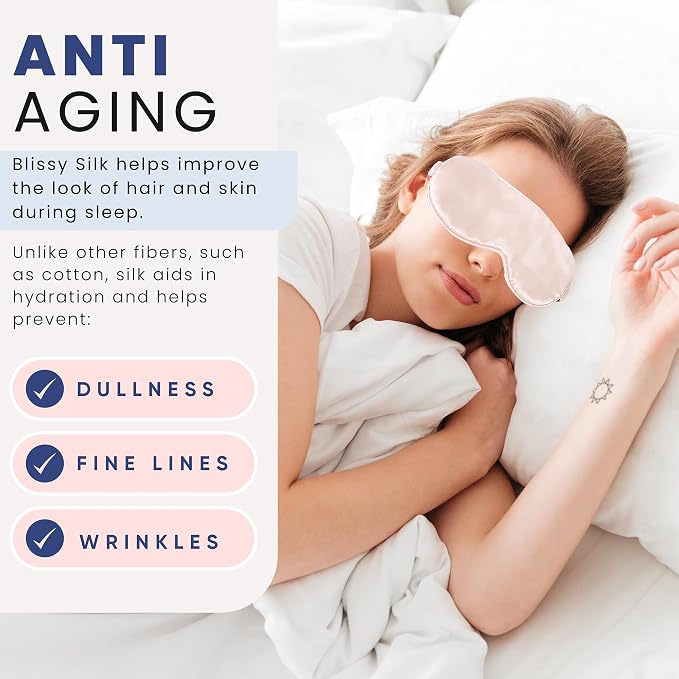 Blissy Silk Sleep Mask - Image 6