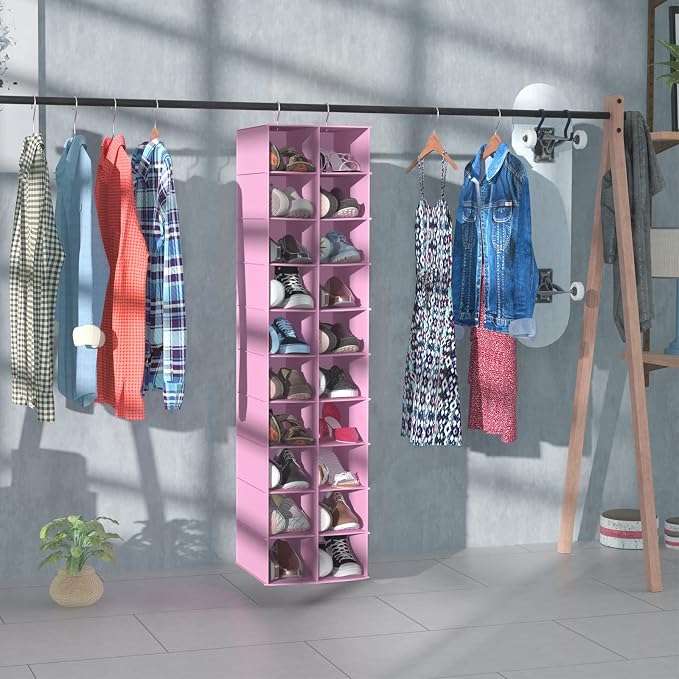 coastal rose Hanging Shoe Organizer - Image 4